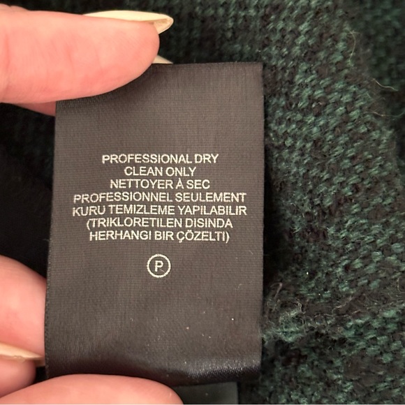 Tibi Women’s Black and Green Tweed Short Sleeve Dress Size 4 - Picture 8 of 8